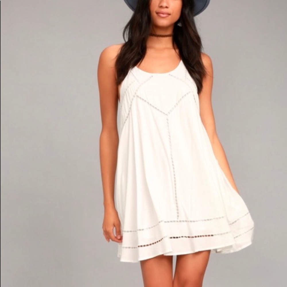 COPY - lulus embroidered twirl dress